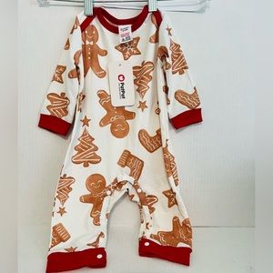 Pat Pat Infant One Piece Holiday Design Pajamas
